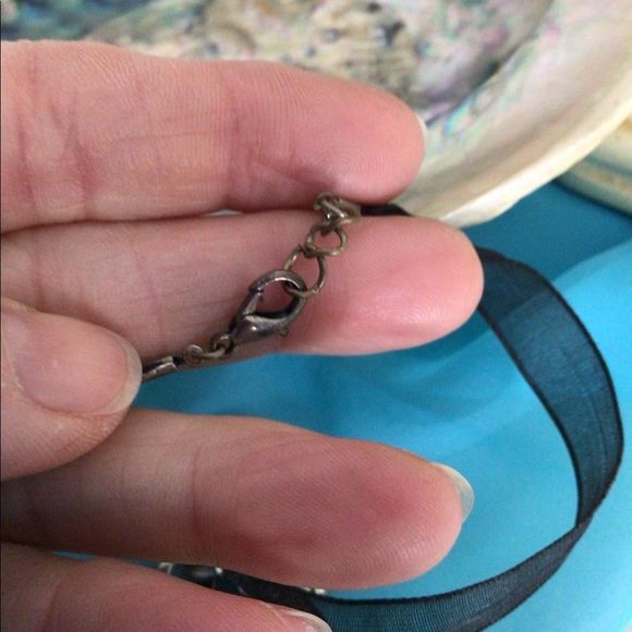 Vintage 90’s Grunge Metal Charm Necklace Super Cute! - Picture 10 of 11